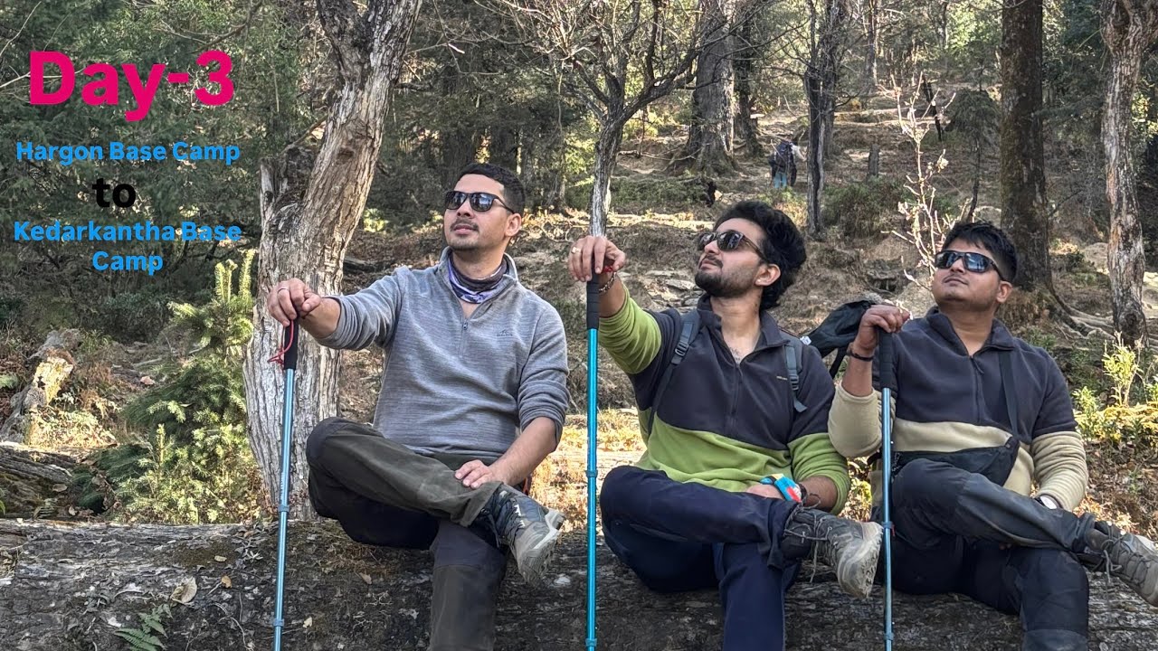 Kedarkantha Trek Series | Day 3 | Hargaon Base Camp to Kedarkantha Base Camp | Snow Trek