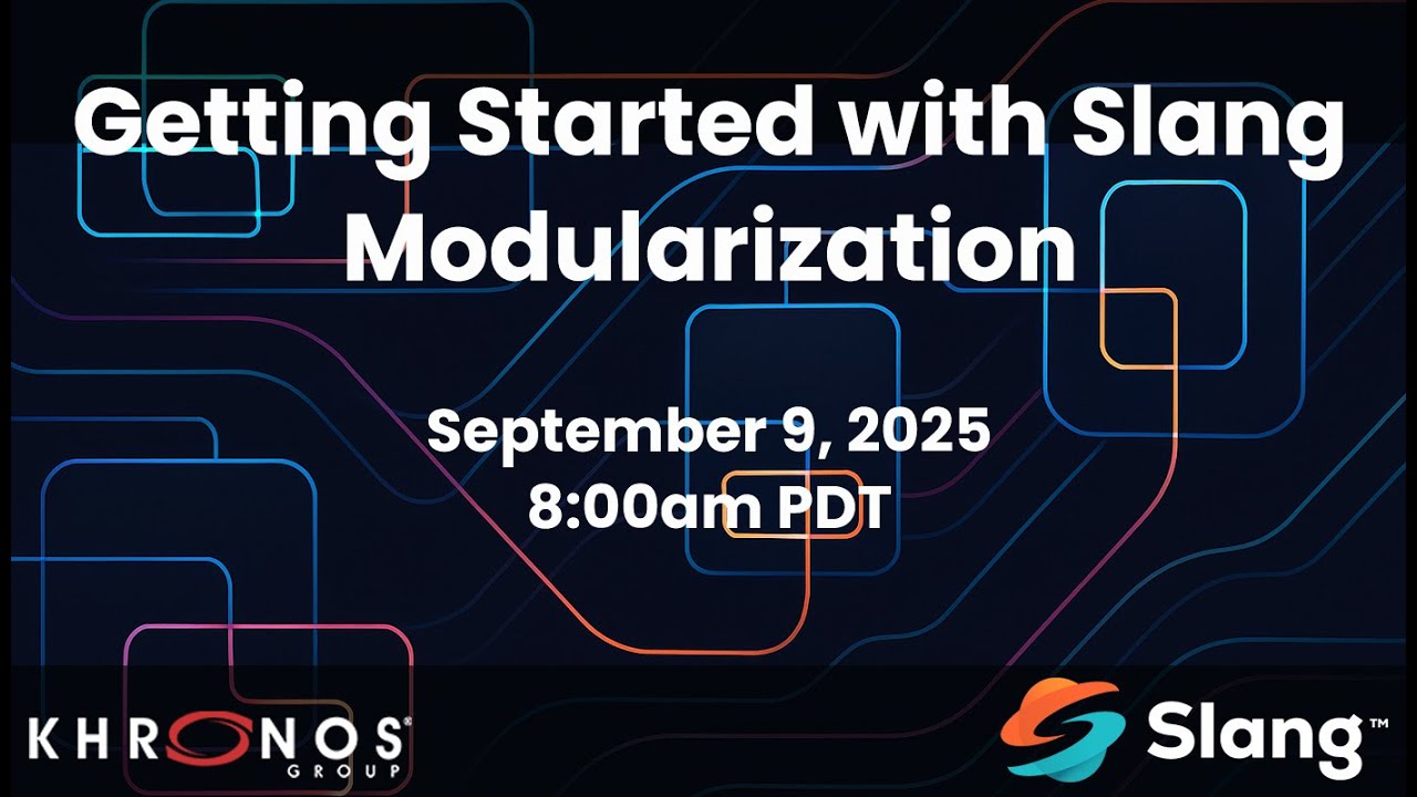 Getting Started with Slang: Modularization