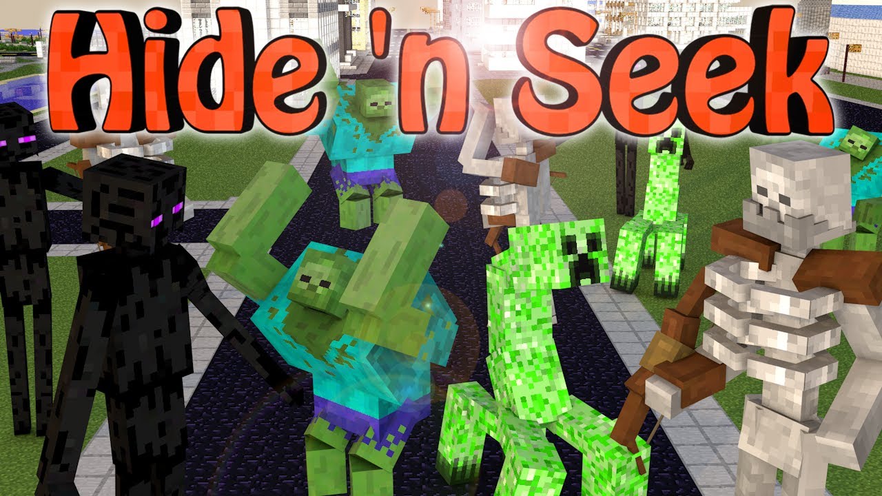Minecraft Mods | MORPH HIDE AND SEEK - Mutant Creatures Mod!
