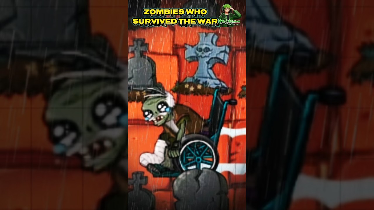 Zombies who survived the war - Plants Vs Zombies #shorts #PVZ #pvz2 #Pvzhack #PVZmod #pvz3 #PVZ4