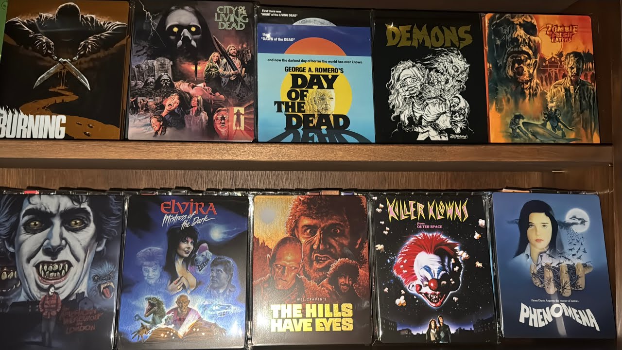 2025 Arrow Video Horror STEELBOOK Collection Overview, Dario Argento, Lucio Fulci, DePalma Giallo