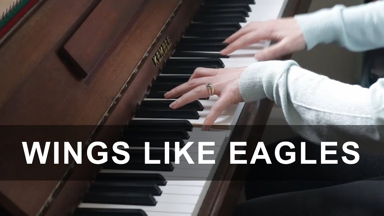 WINGS LIKE EAGLES. Spontaneous piano instrumental music. 444Hz. Worship prayer meditation  soaking