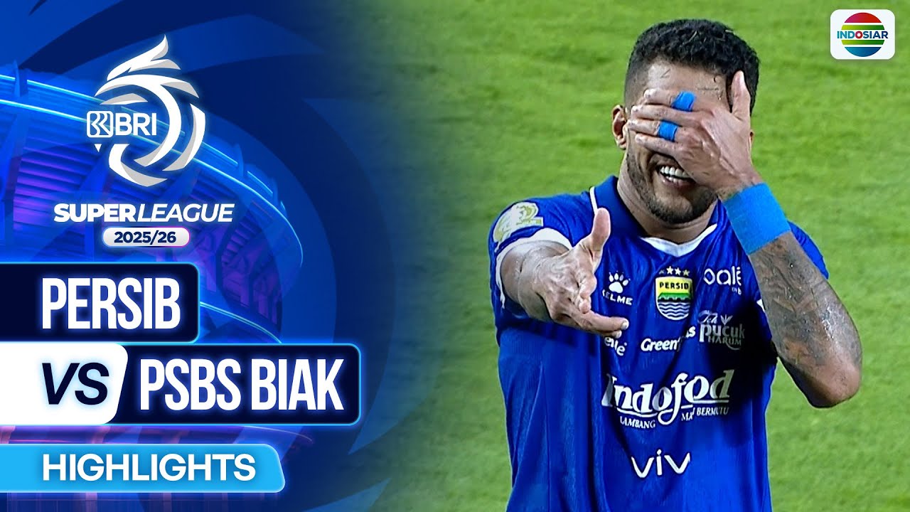 Persib Bandung VS PSBS Biak - Highlights | BRI Super League 2025/26