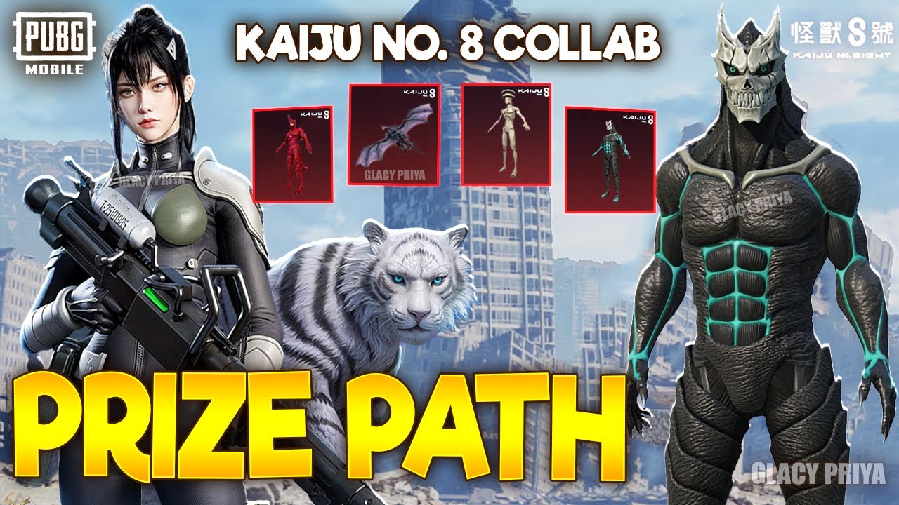 New Kaiju No 8 Prize Path | New Prize Path | New Lucky Spin | Prize Path PUBG MOBILE | BGMI