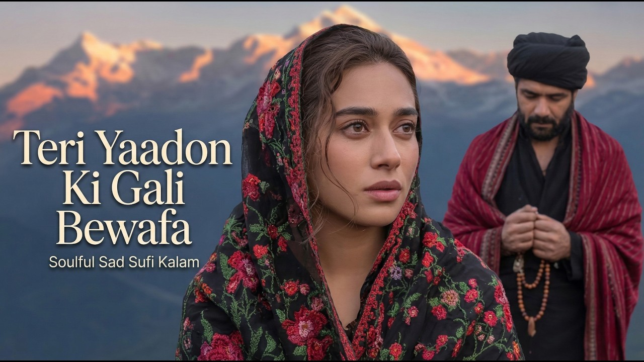 Teri Yaadon Ki Gali Bewafa | Heart Touching Sad Sufi Song | Soulful Urdu Poetry