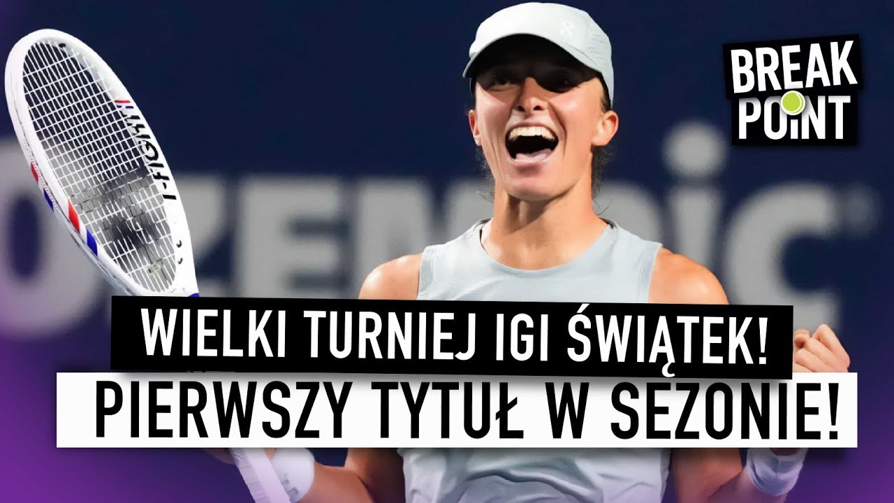 IGA ŚWIĄTEK WRACA DO WIELKIEJ FORMY! RYBAKINA BEZ SZANS W FINALE!