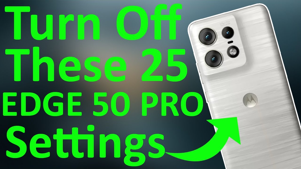 Moto Edge 50 Pro 25+ Settings You Should Change Right Now 🔥🔥🔥