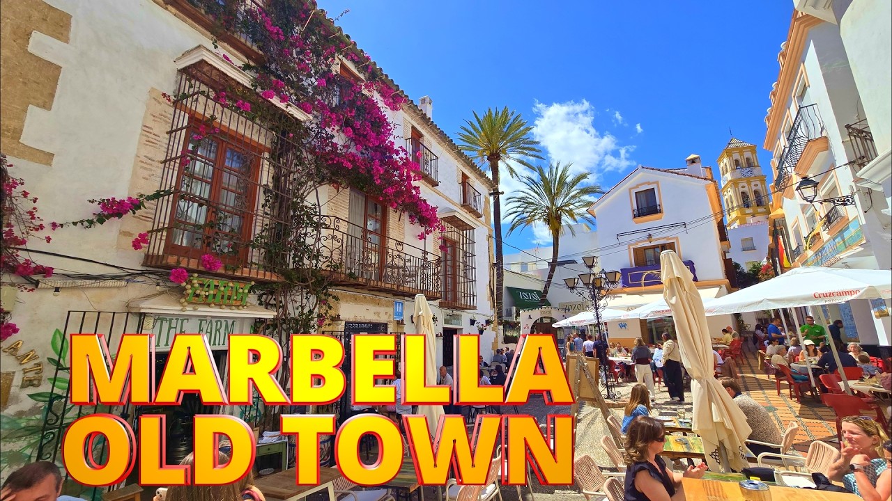 Marbella, Spain - Scenic Old Town 4K Walking Tour
