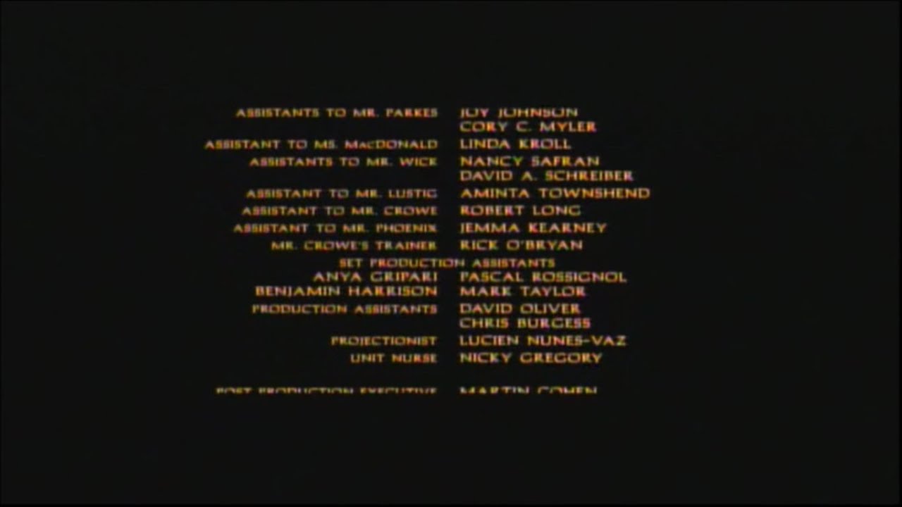 Gladiator (2000) End Credits (Showtime 2 2024)