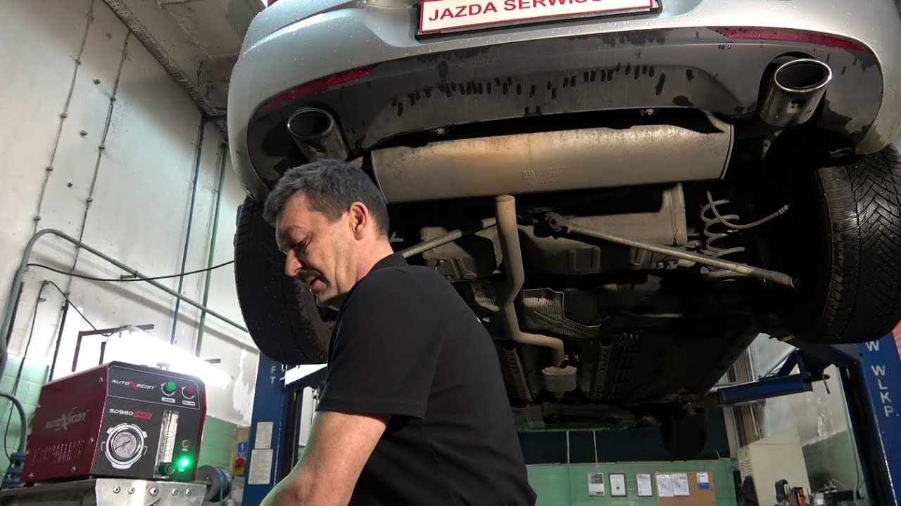 Opel Astra K weryfikacja szczelności wydechu SD960pro