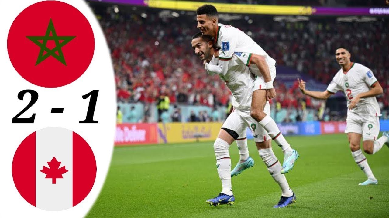 Morocco vs Canada 2-1 R&eacute;sum&eacute; & Extended Highlights - 2022