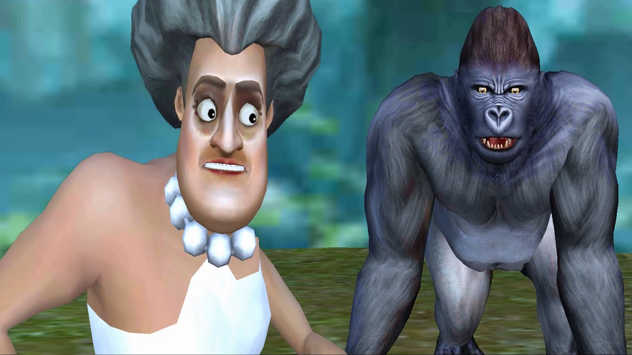 TROLL ÖĞRETMEN GORİLE KARŞI Scary Teacher 3D Oyunu