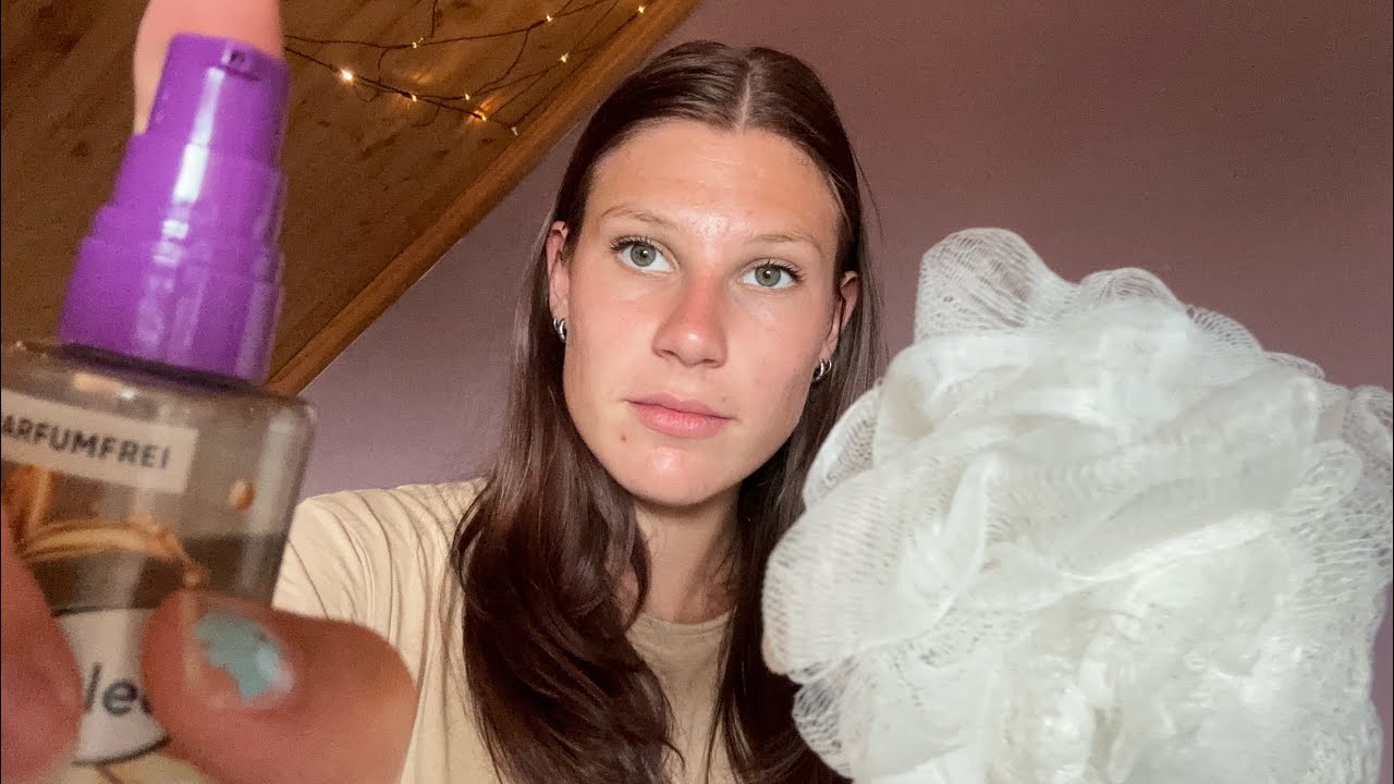 ASMR || cleaning and washing your face🧼🧴 (roleplay)
