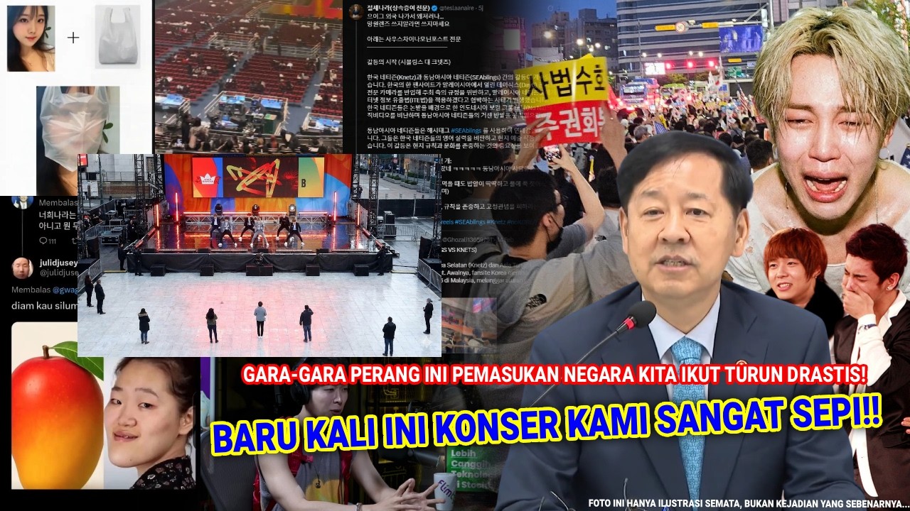🔴 Konser K-Pop Korea Akhirnya Sepi Penonton !! Mentri Keuangan Korsel Akui Dampak KNetz vs SEAbling