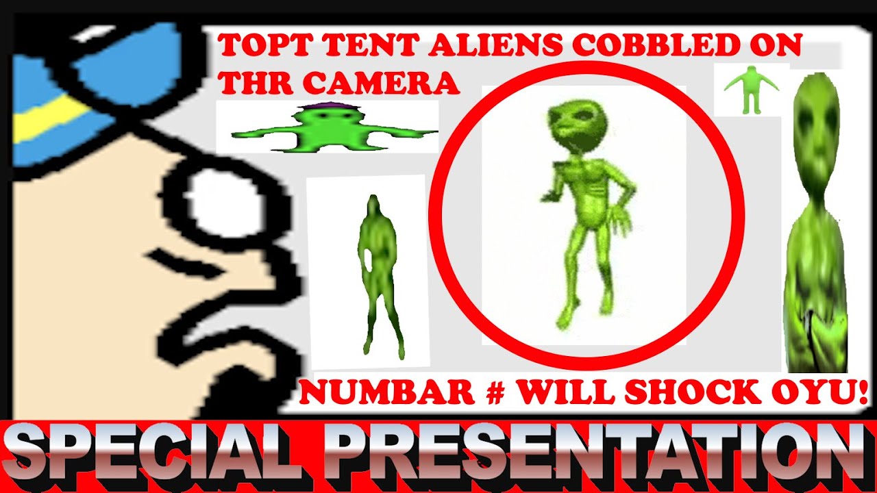 top taine aeliens coughed on thr camra