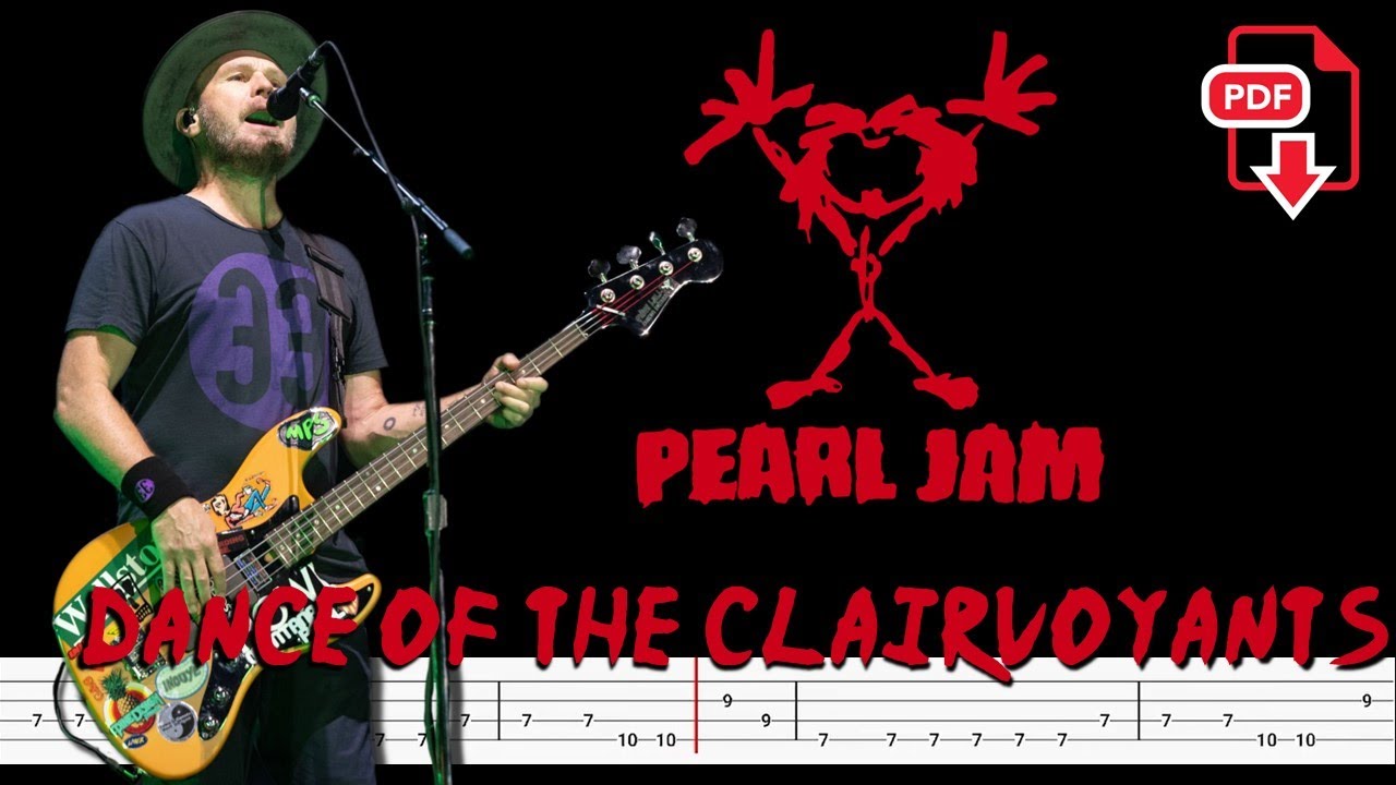 Pearl Jam - Dance Of The Clairvoyants (🔴Bass Tabs | Notation) @ChamisBass #pearljam #pearljambass