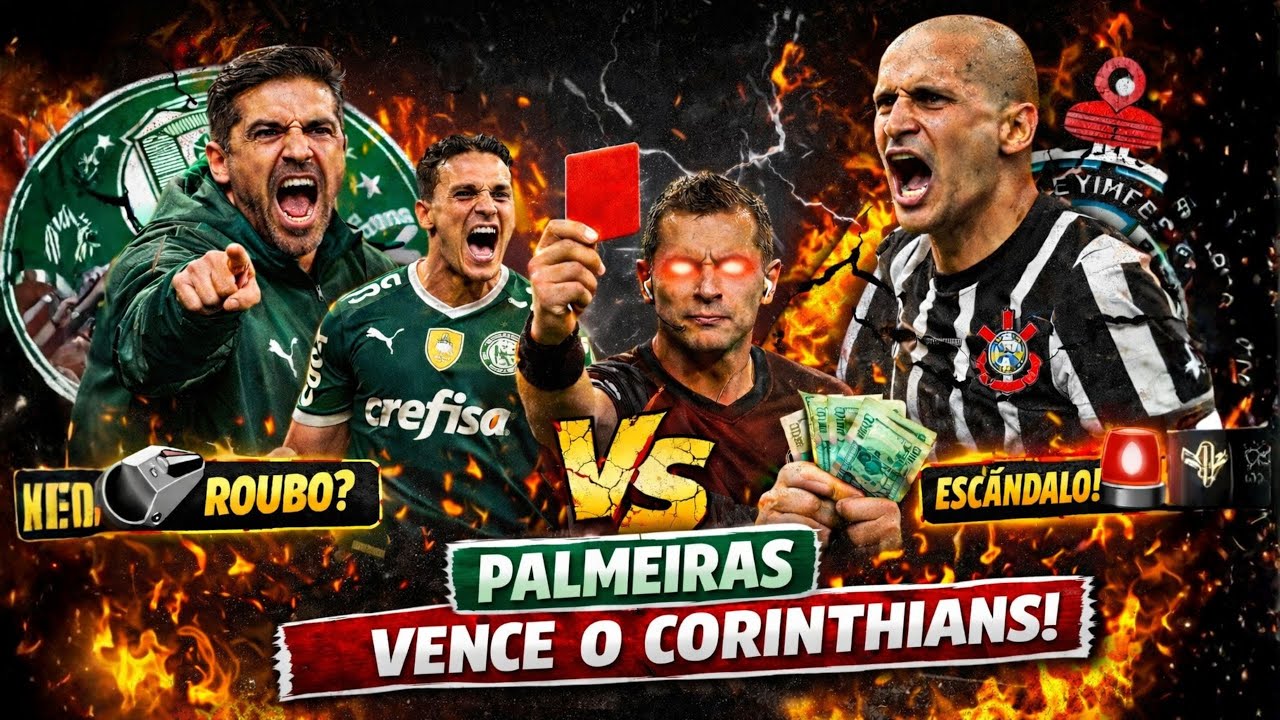 💣ULTIMAS DO VERD&Atilde;O:PALMEIRAS GANHA DO CORINTHIANS EM JOGO CHEIO DE POL&Ecirc;MICAS!👀😱