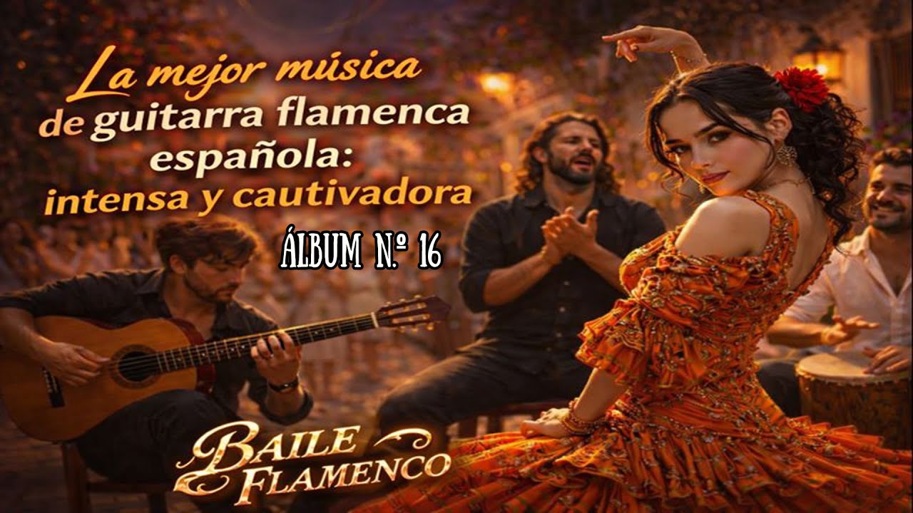 Las mejores piezas de guitarra flamenca N.° 16 | Melodías flamencas que te harán bailar sin parar