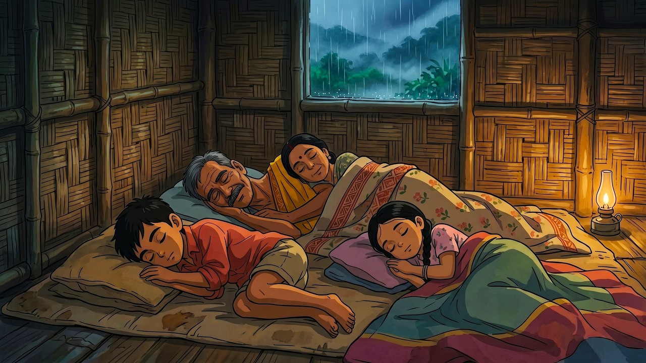 Rainy day village life | Fisherman's family Monsoon daily routine in Rural Northeast India