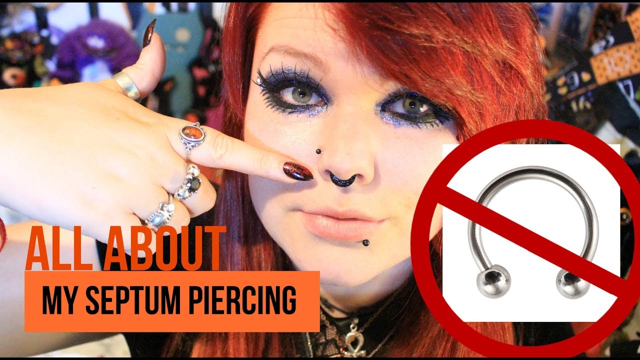 My Septum Piercing - The Piercing, Pain and Healing Process