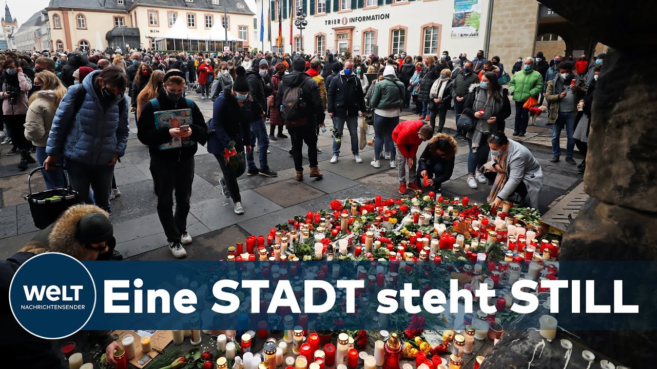 TIEFE TRAUER IN TRIER: Stilles Gedenken an die Opfer der Amokfahrt