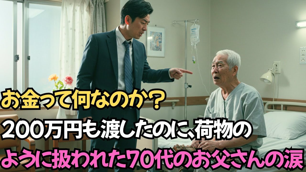 まさか自分の子どもがそんなことをするとは思いませんでした。全財産を与えて育てたのに、父親をまるで荷物のように扱う子どもたち｜ラジオ｜オーディオブック｜人生の教訓