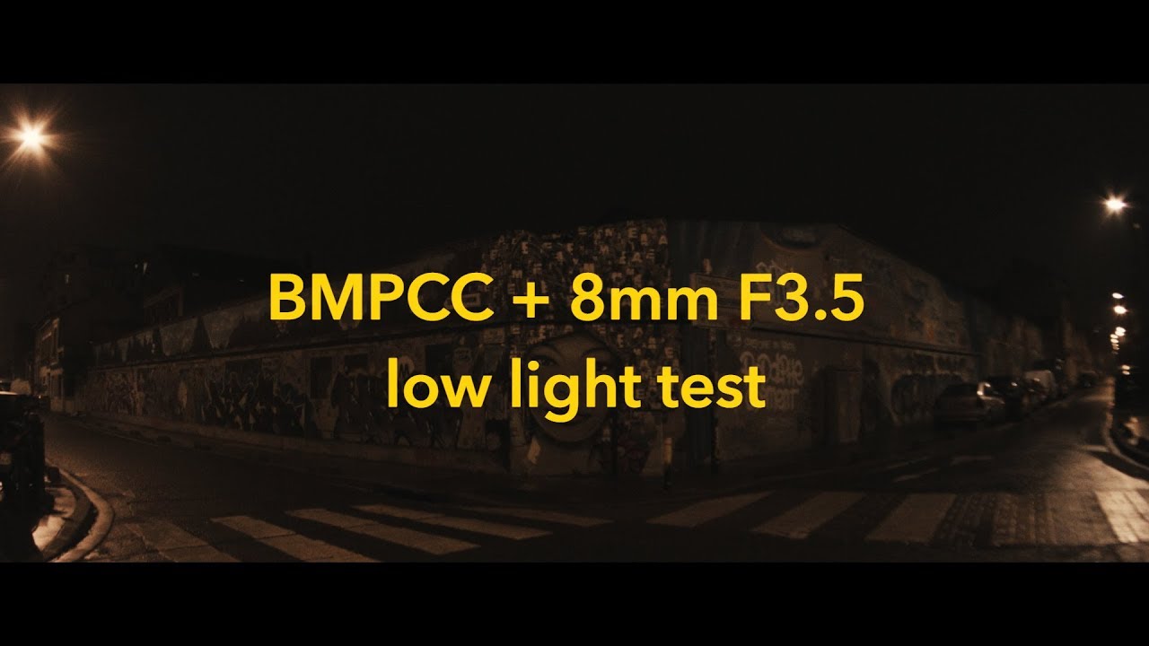 8mm Wide Lens Test footage on BMPCC
