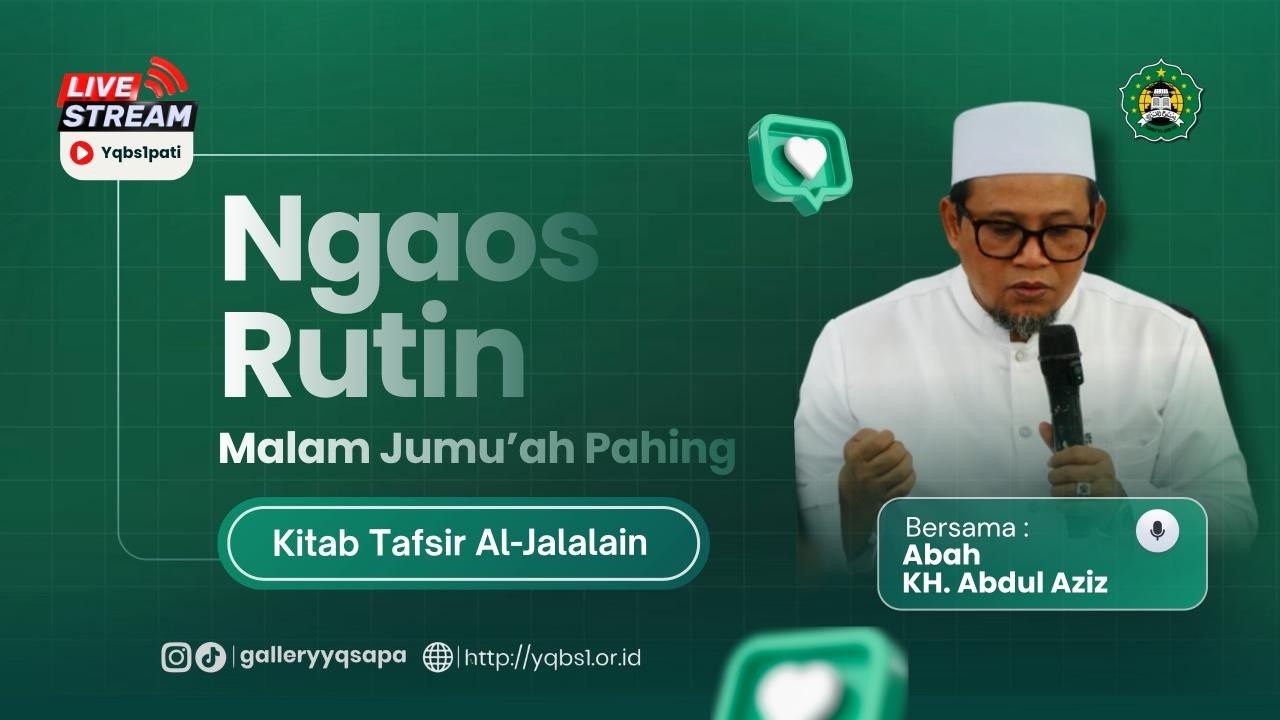 🔴[ Live ] #5 Ngaos Rutinan Malam Jumu'ah Pahing Kitab Tafsir Al - Jalalain | 29 Januari 2026