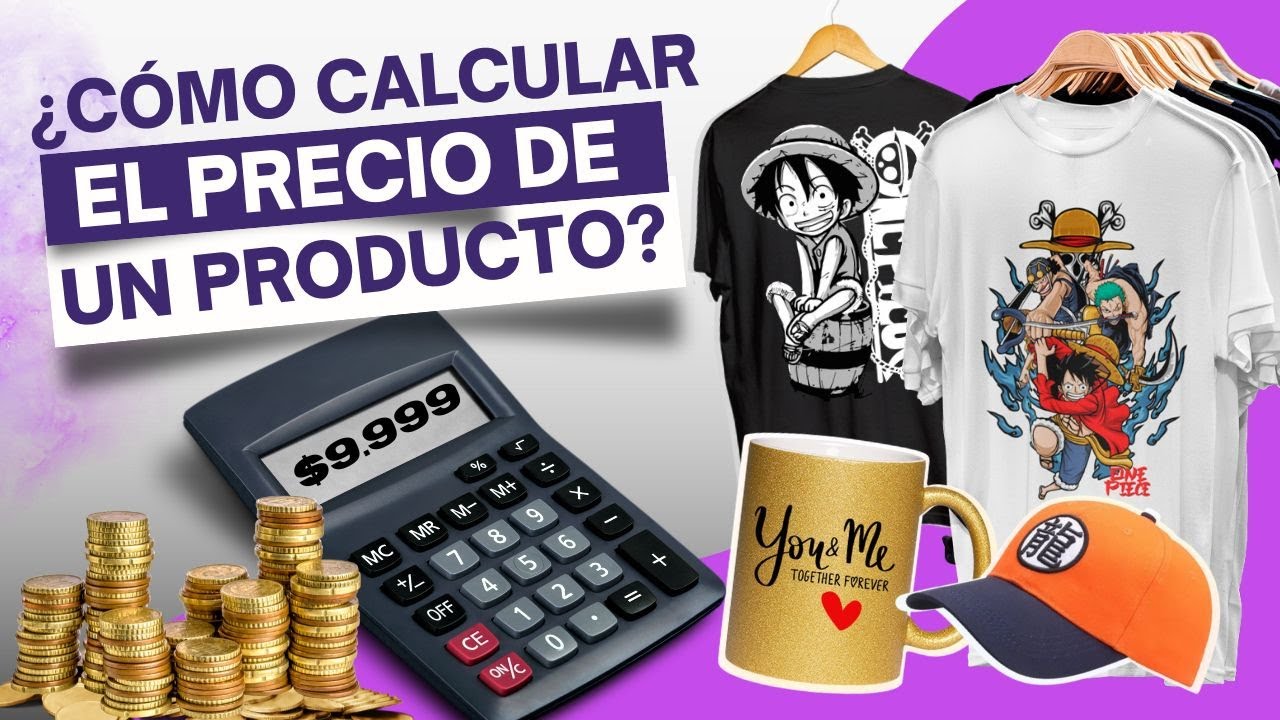 Calcula el precio de tus productos estampados + Calculadora Gratis