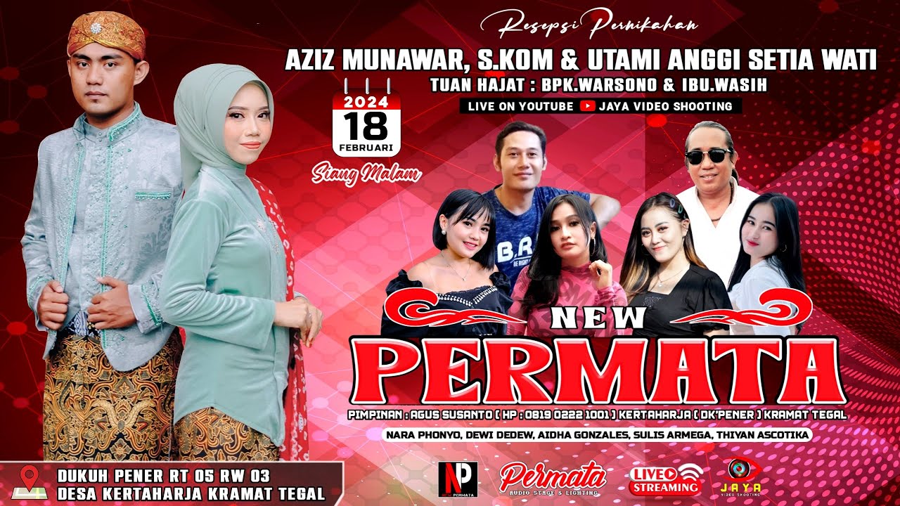 LIVE !!! NEW PERMATA || WEDDING 