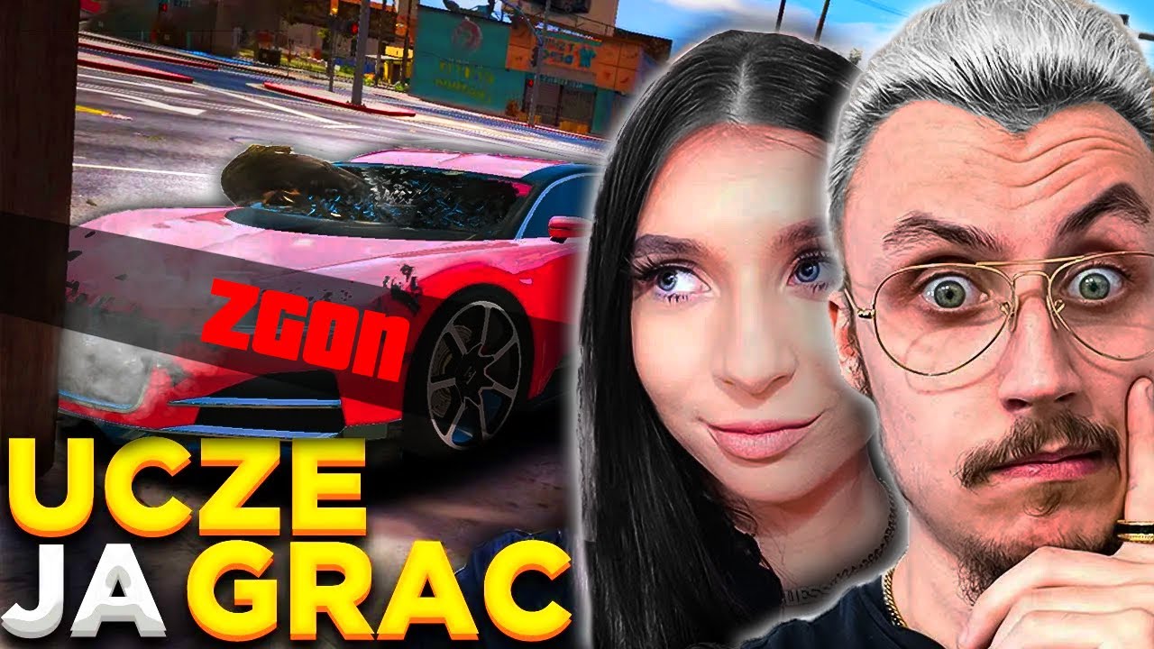 UCZĘ DZIEWCZYNĘ GRAĆ W GTA V! 🤣❤️