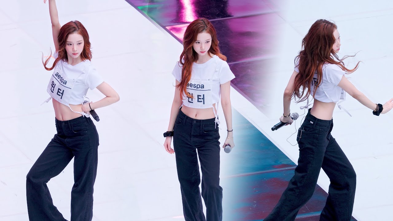 231008 윈터 WINTER 에스파 aespa ‘Spicy' 사복 리허설 4K 60P 직캠 @영동대로 케이팝 콘서트 by DaftTaengk