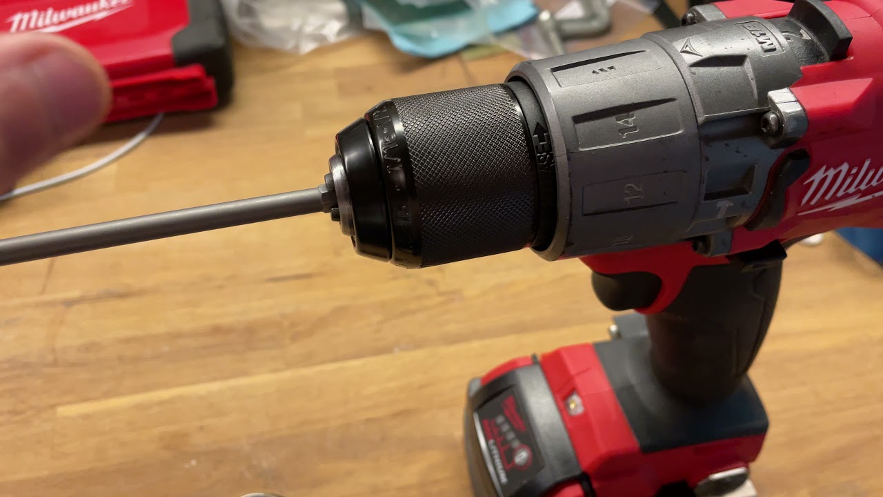Fixed runout/wobble on Milwaukee drill with R&ouml;hm chuck