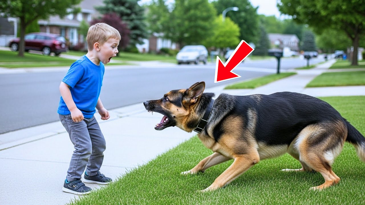 Un Petit Garçon Crie Sur Le Chien – Regardez Ce Que Le Chien Fait Ensuite !