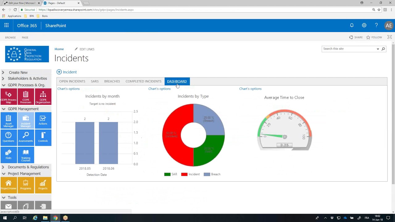 GDPR Compliance Software on Office 365 and SharePoint by BPA Solutions