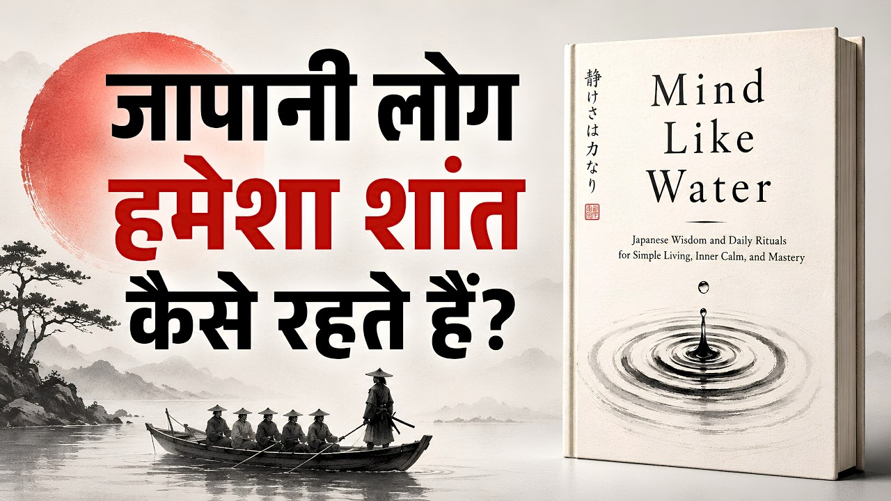 जापानी लोग हमेशा शांत कैसे रहते हैं?  Mind Like Water Audiobook Summary in Hindi
