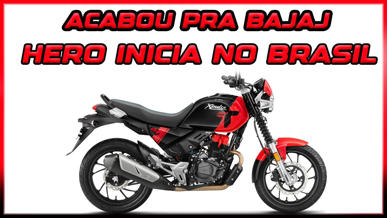 ACABOU PRA BAJAJ: HERO COMEÇA a produção de MOTOS no BRASIL em 2026 !