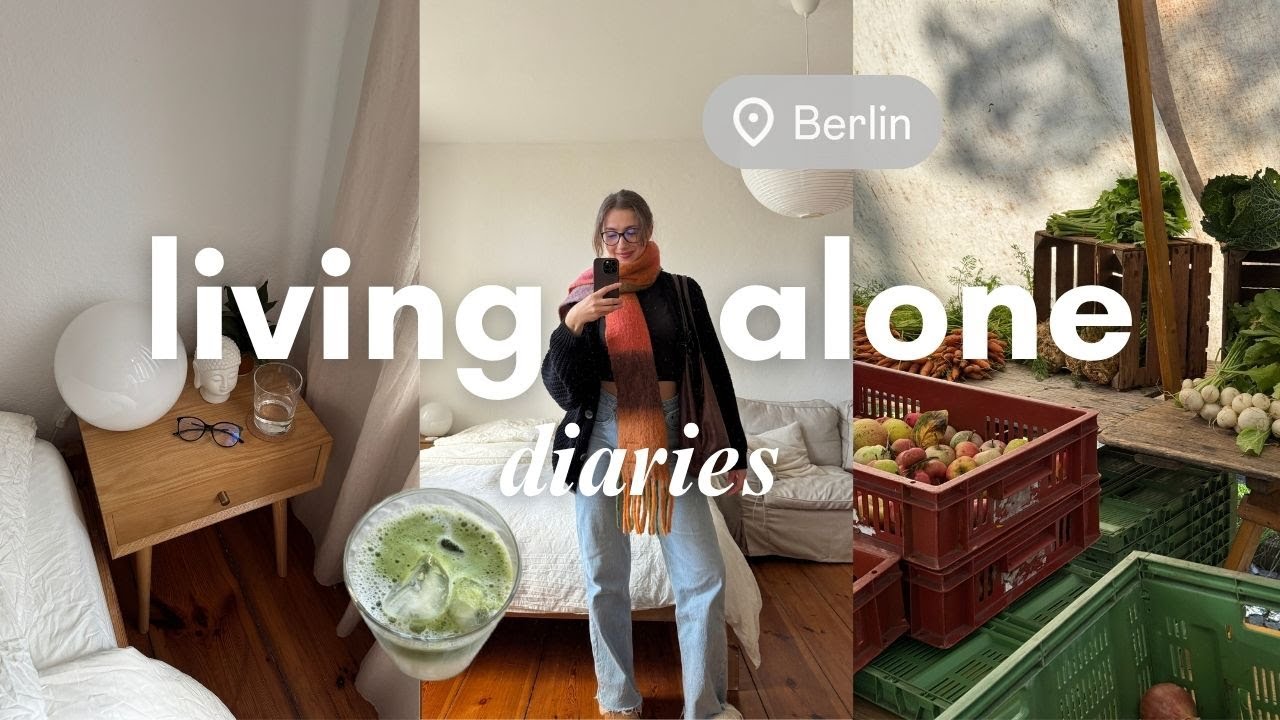 Weekly vlog 🍵🍃| Herbst in Berlin, Wochenmarkt & neue Möbel aufbauen // vlog