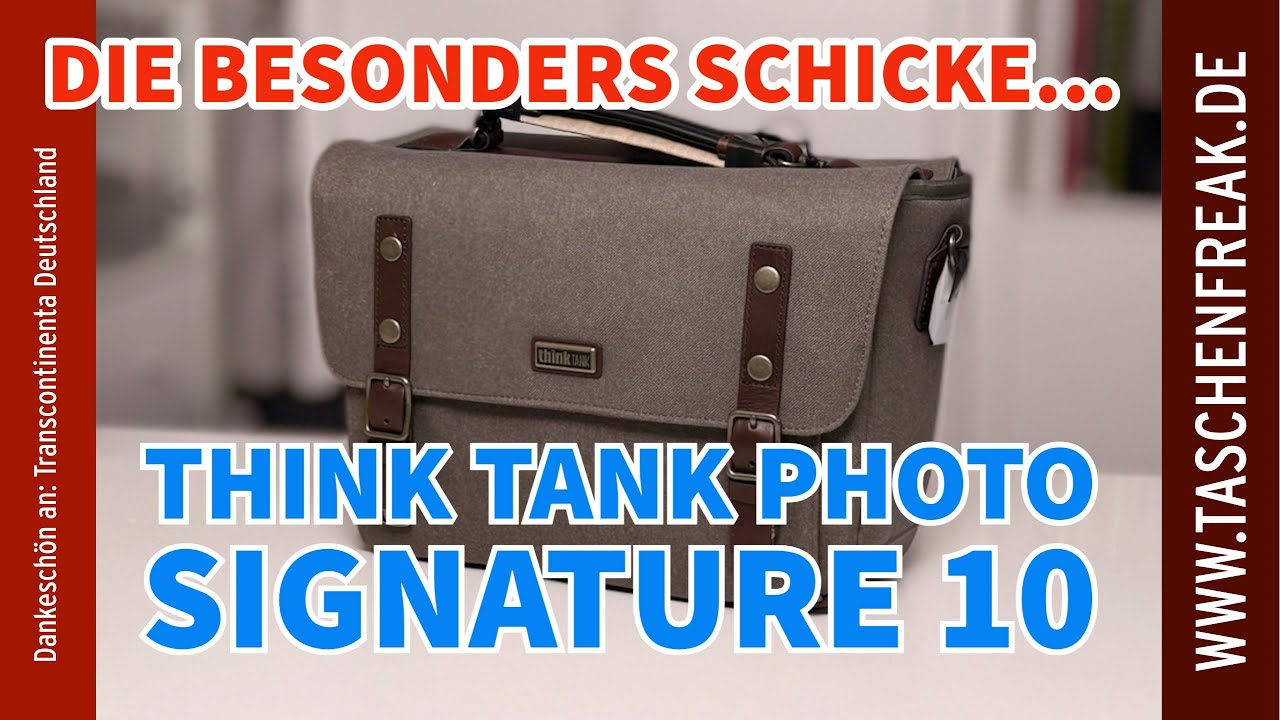 Think Tank Photo Signature 10 (Dusty Olive) 📸 | Edle Schultertasche im Detail