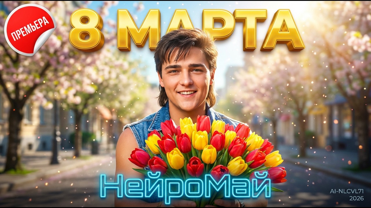 НейроМай — 8 Марта . С праздником, девчонки! 🌹 Новая песня для любимых женщин! 🎹