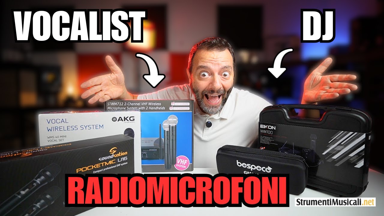 RADIOMICROFONI ECONOMICI PER DJ  O VOCALIST | STRUMENTIMUSICALI.NET