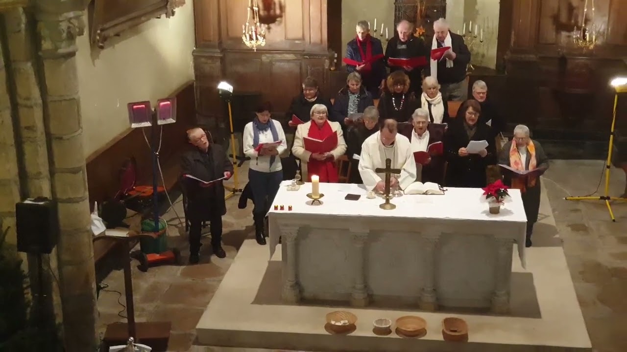 @24.12.2024 Messe à Clugnat, dans la Creuse. Seconde vidéo