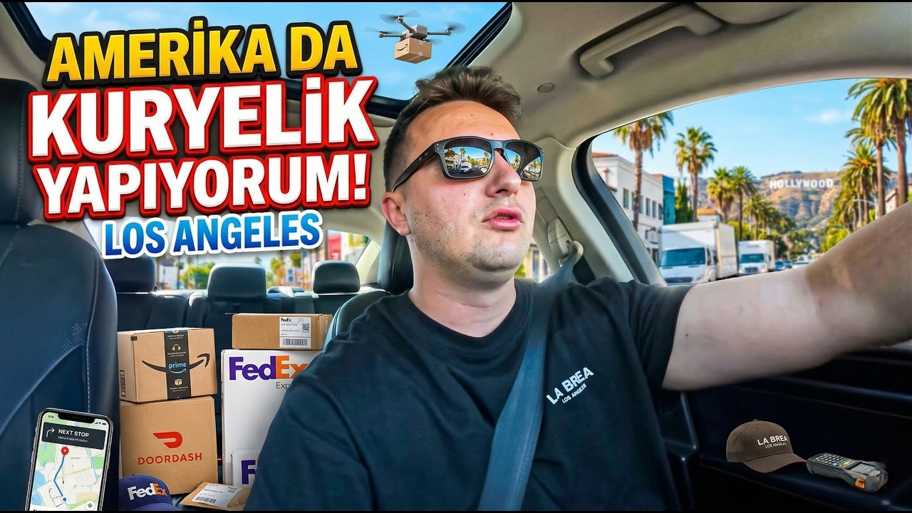 AMERIKA DA KURYELIK YAPIYORUM! LOS ANGELES #amerika