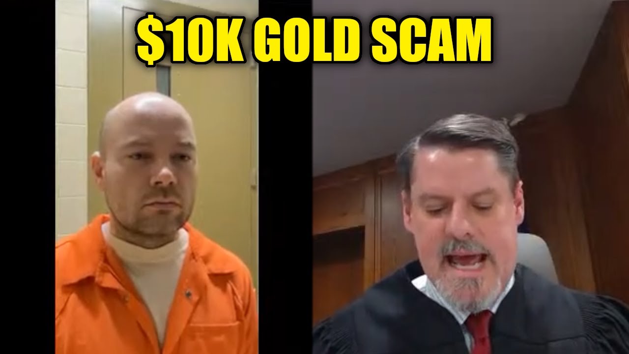 Man With 16 Felonies Sentenced After Buying $10,000 in Gold With Counterfeit Cash!