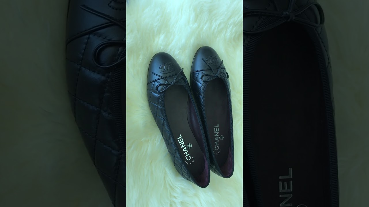 Chanel ballerina quilted unboxing 2017