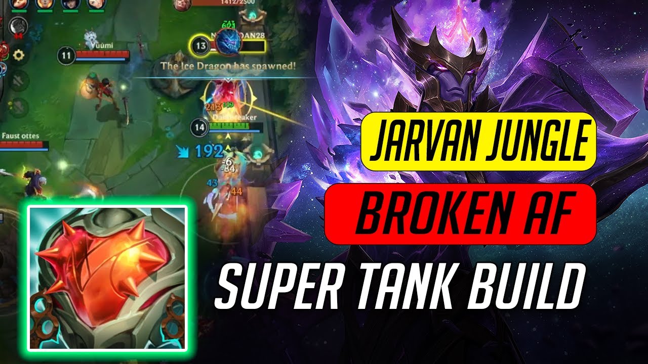 WILD RIFT JARVAN BROKEN TANK BUILD LETS YOU TANK EVERYTHING IN SOLOQ