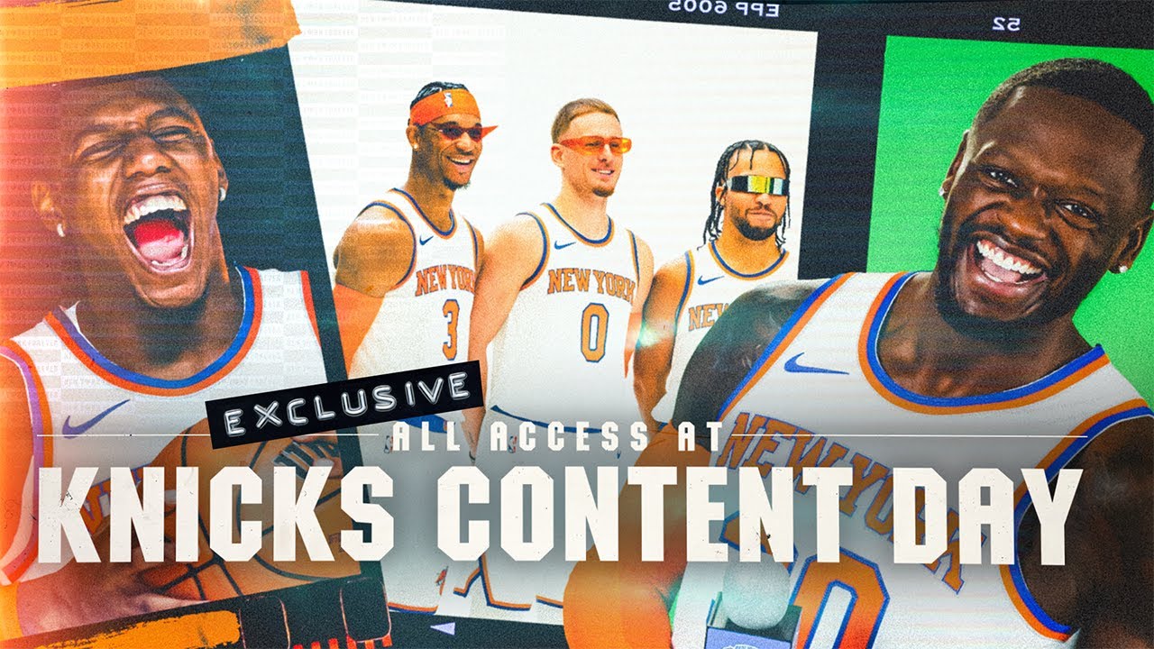 THE KNICKS ARE BACK! | Behind the Scenes of Knicks Content Day 2023