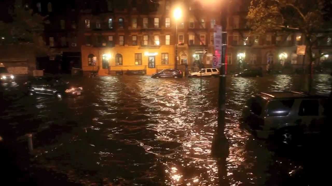 Hurricane Sandy. East Village. New York City. 2012