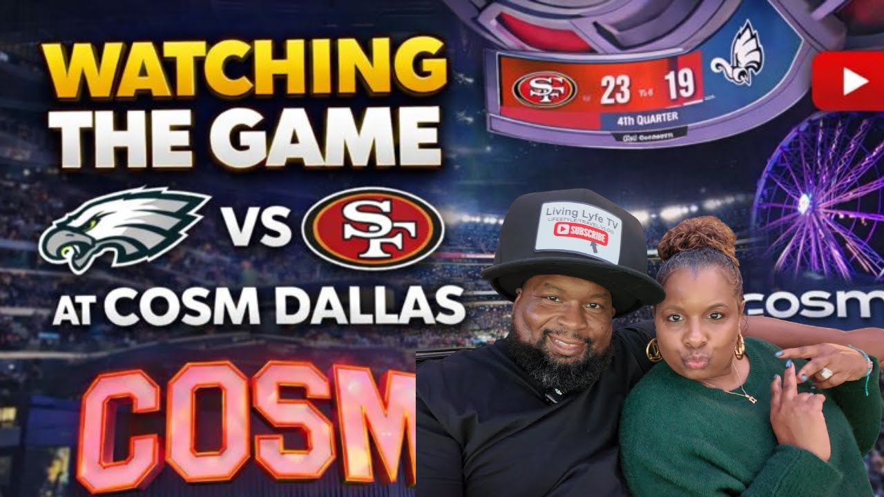 This Place Is INSANE! Eagles vs 49ers Reaction at COSM Dallas 😳| NFL Playoffs | Watch Party | 2026