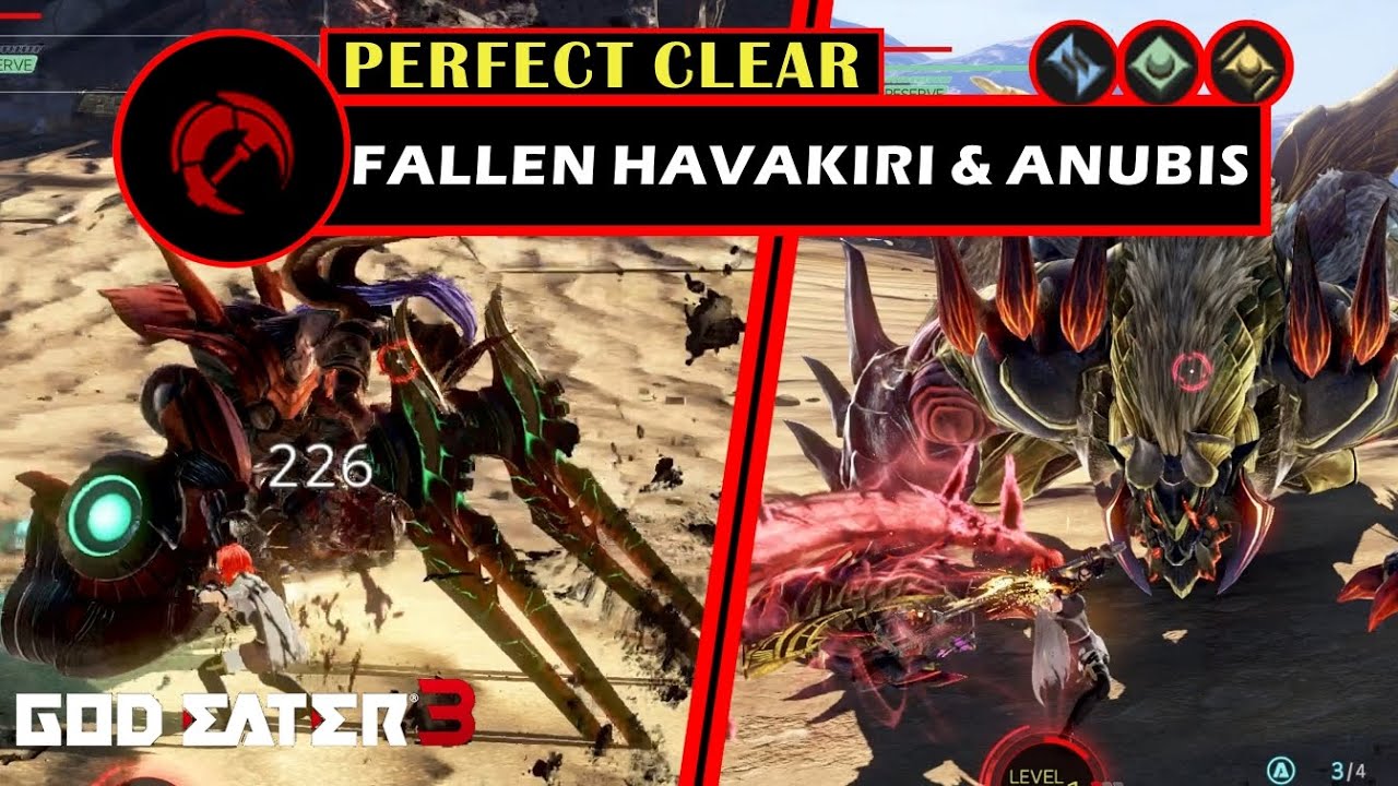 Fallen Havakiri & Anubis Perfect Clear [Heavy Moon] - God Eater 3